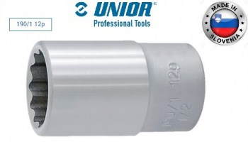 Καρυδάκι 1/2-12mm  πολύγωνο UNIOR 190 12P